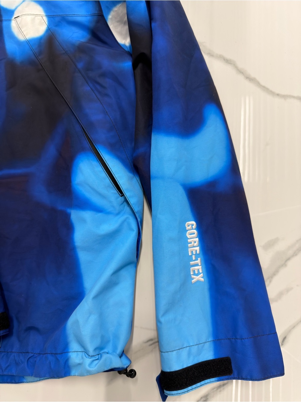 Belly Nas Dmx Supreme Goretex Blue Hooded Raincoat - Picture 7 of 7